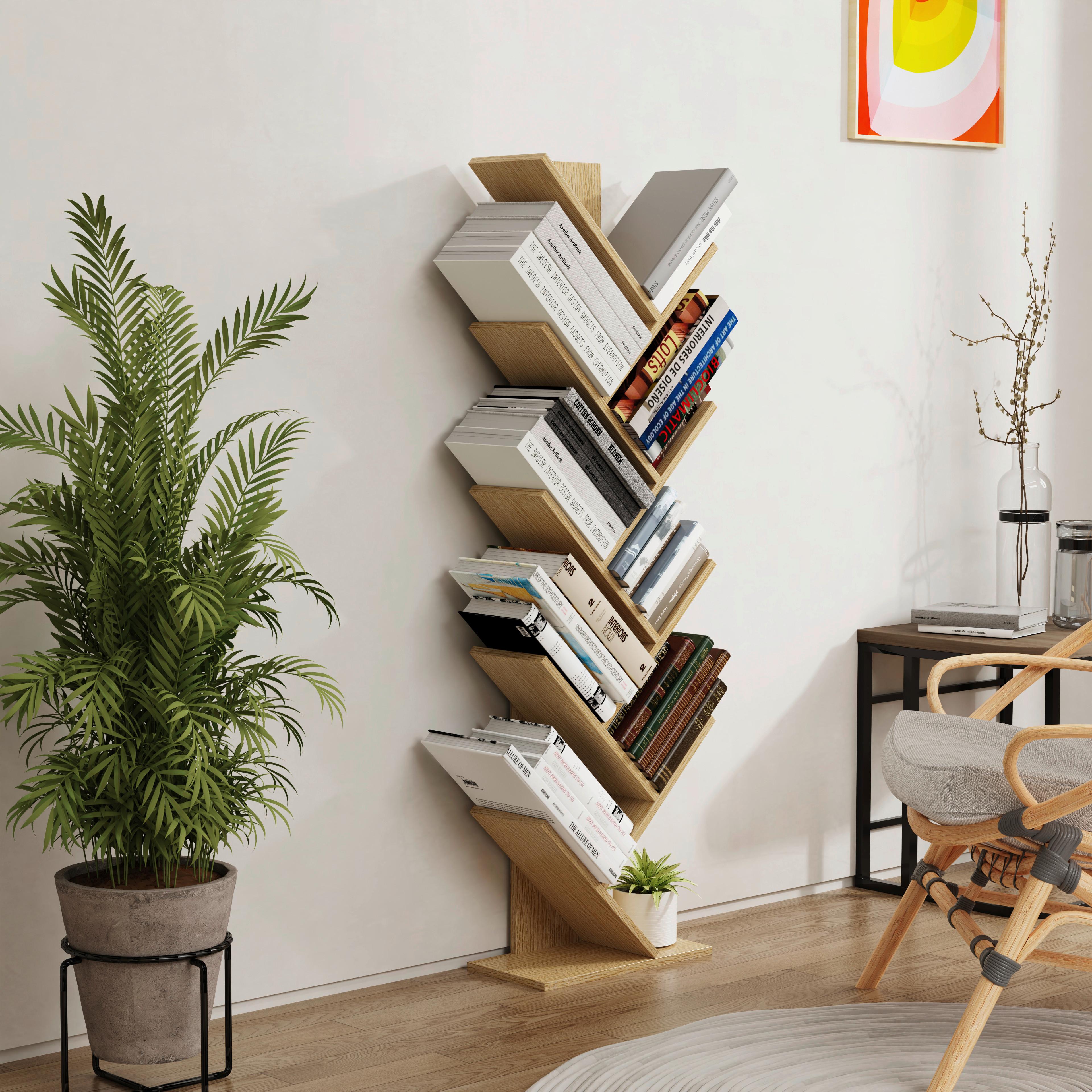 REGAL NULIS XL - Honigeiche, Design, Holzwerkstoff (40/140/20cm) - MID.YOU