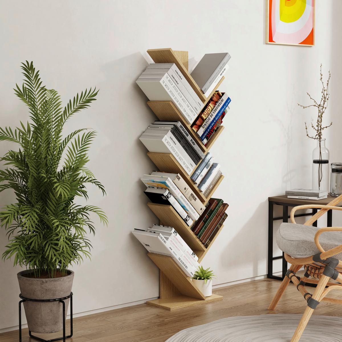 REGAL NULIS XL - Honigeiche, Design, Holzwerkstoff (40/140/20cm) - MID.YOU