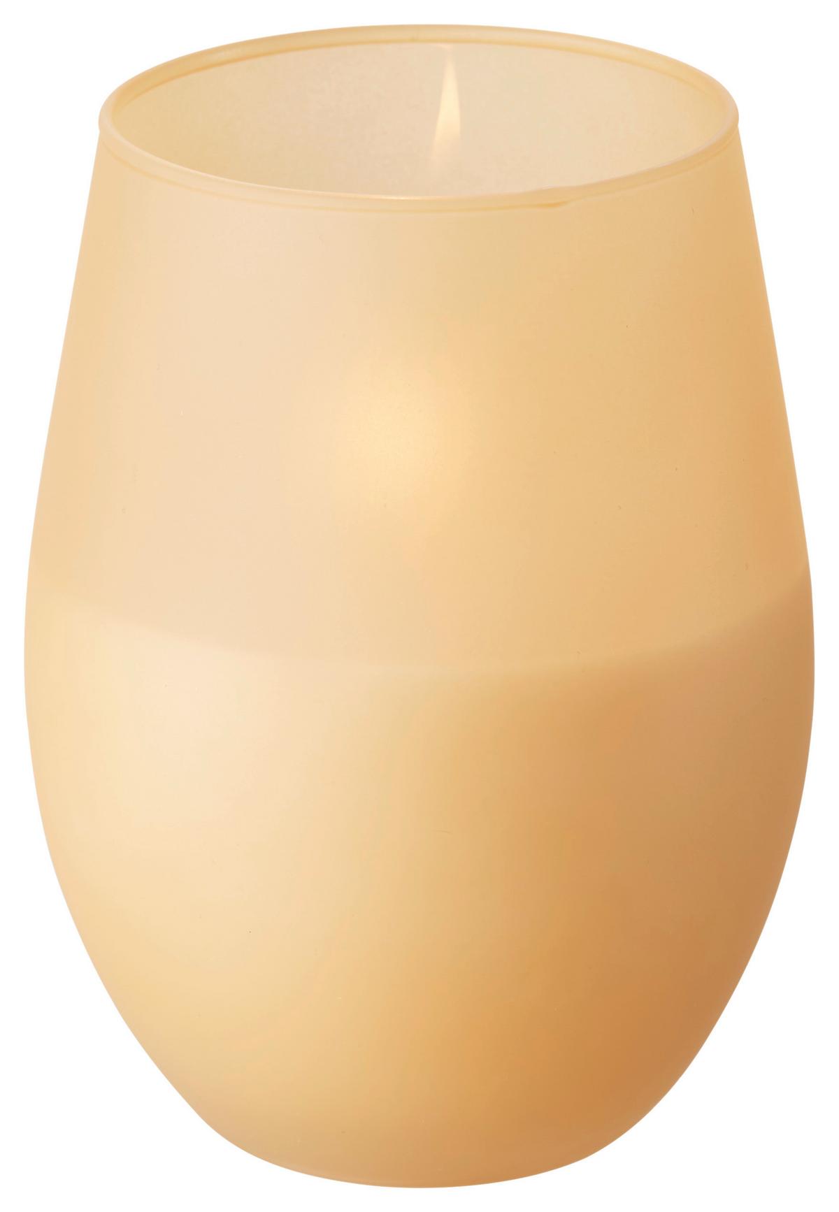 Gyertya Üvegben Earth Tones - bézs/sötétnarancs, Üveg (7,6/12,5cm) - Modern Living
