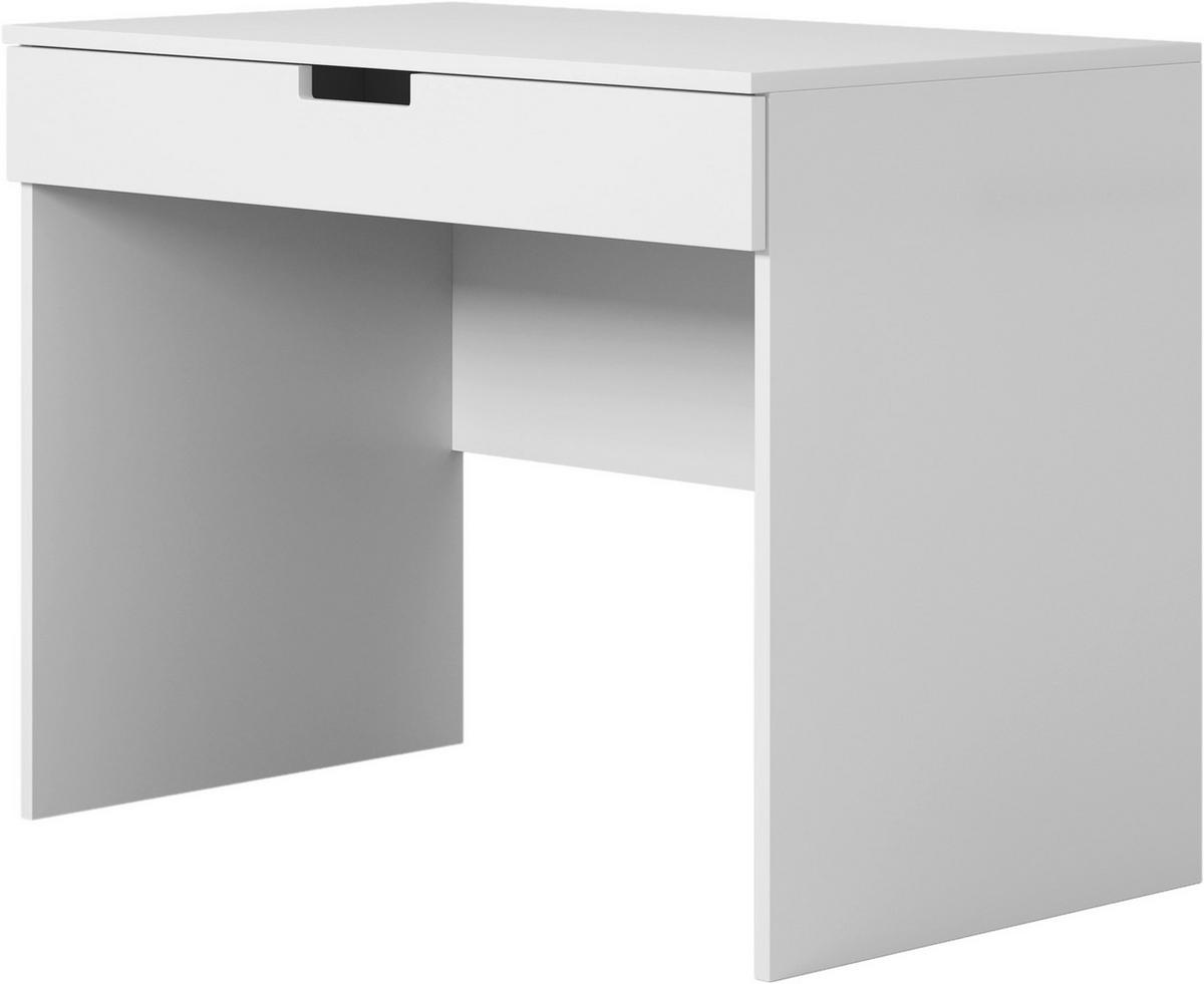 Mladinska Pisalna Miza Tom, Bela, 100x60cm - bela, Moderno, leseni material (100/60/75,5cm) - MID.YOU