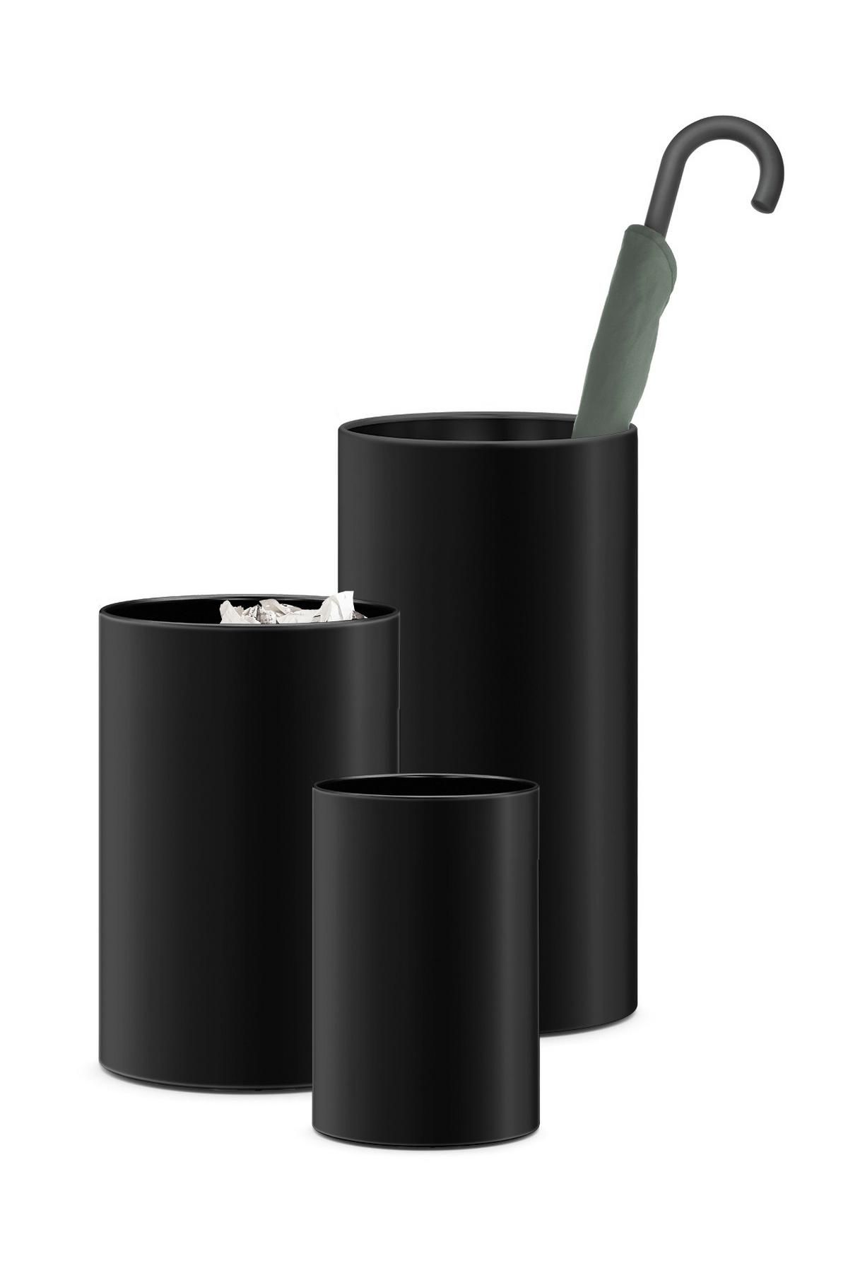 STOJAK NA PARASOLE CIVOS ZACK - czarny, Modern, metal (25/49/25cm) - Zack