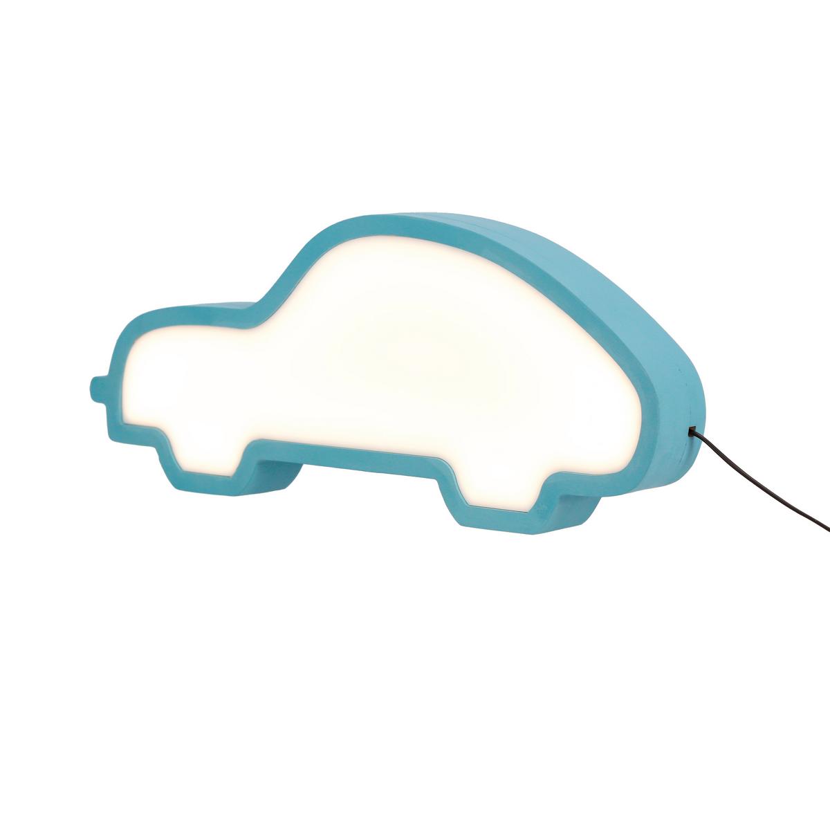 Dječja  Stolna Svjetiljka Car - plava, Basics, drvni materijal/plastika (35/3.5/14cm)