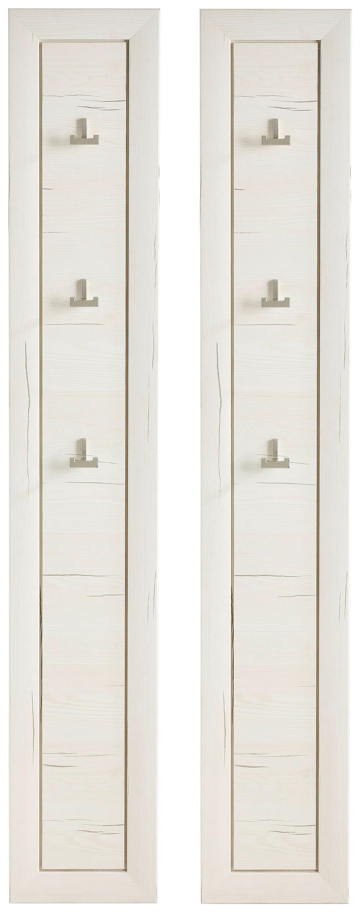 PANEL DO PRZEDPOKOJU CAMRON - biały/kolor piniowy, Lifestyle, materiał drewnopochodny (27/162/2,5cm) - Hom`in