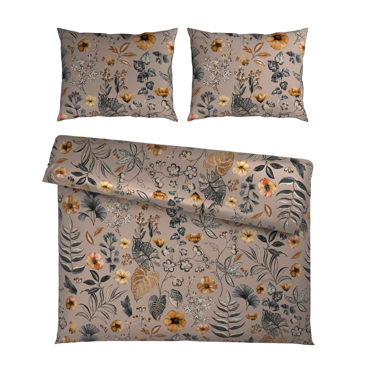 Lenjerie de pat Patlas cca. 200x220/2x50X70 cm - bej, Modern, textil (200/220cm) - Mömax