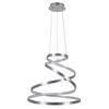 LED-HÄNGLAMPA SILVI - silver, Modern, metall/plast (50/50/120cm) - Mömax