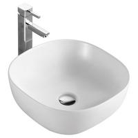 Mosdókagyló K420 - fehér, Konventionell, kerámia (41/14,7/41cm)