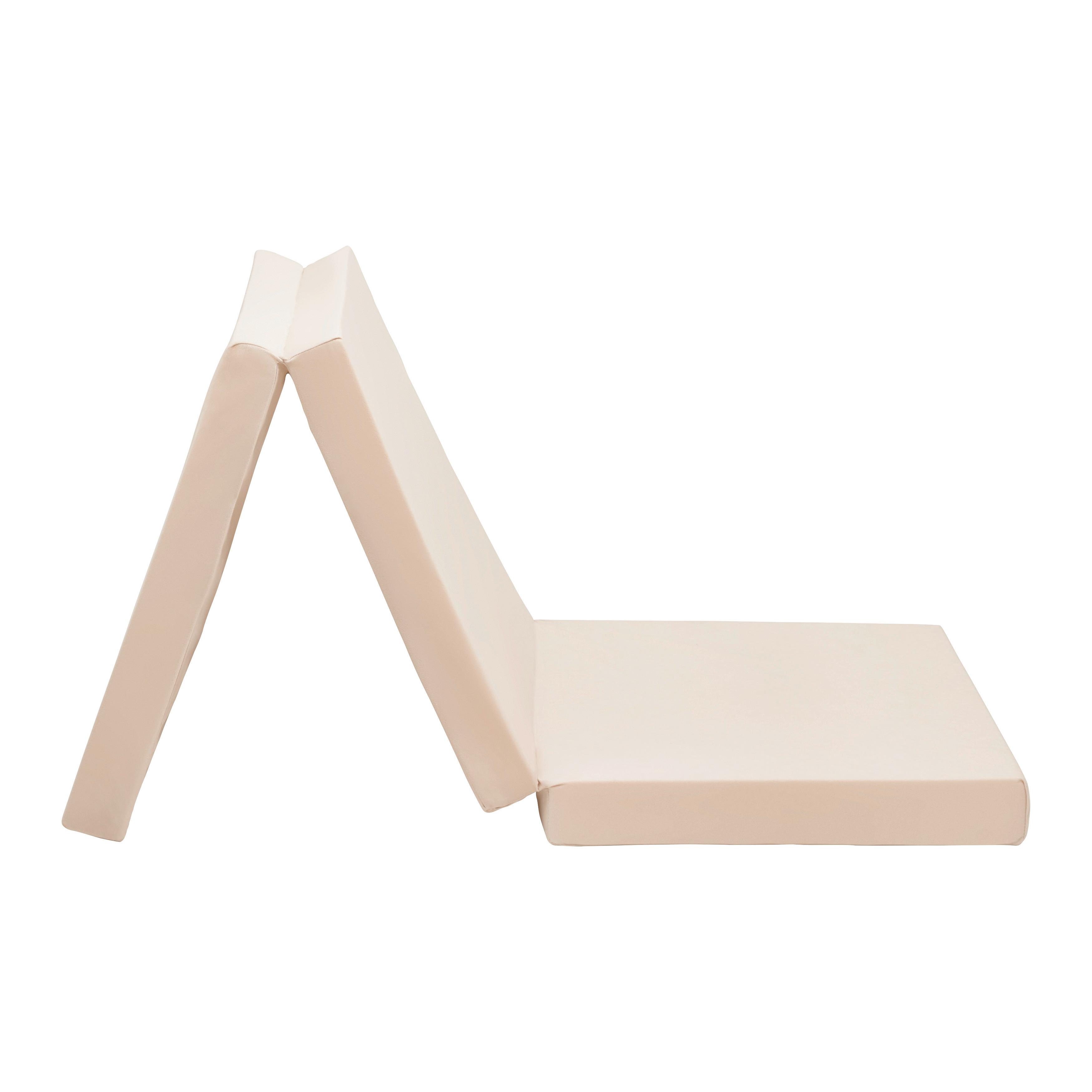 Faltmatratze Anna Beige H1 ca. 65x186cm - Beige, MODERN, Textil (65/186cm) - Mömax