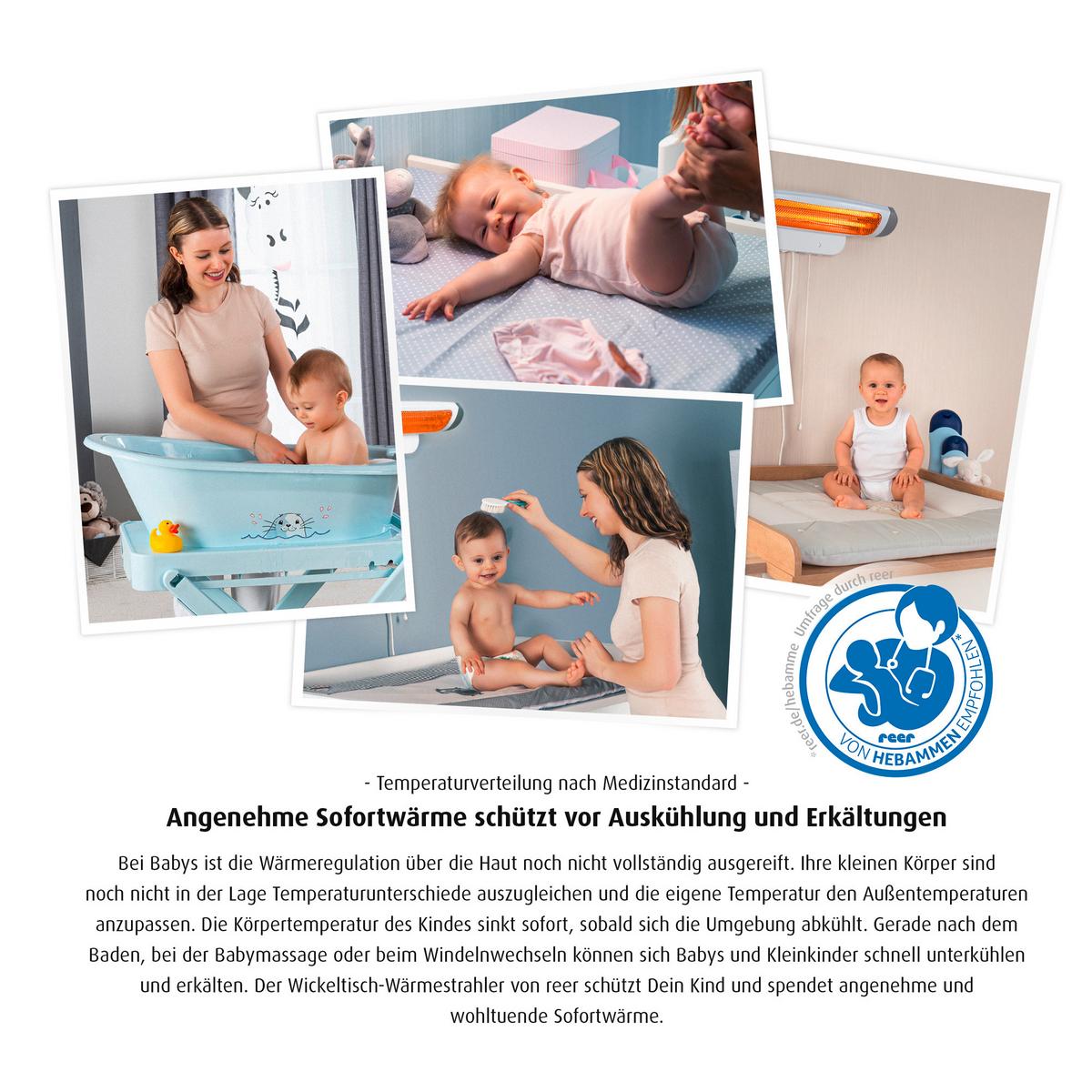 PROMIENNIK CIEPŁA 1926 - Basics, tworzywo sztuczne/metal (52/14cm) - Reer