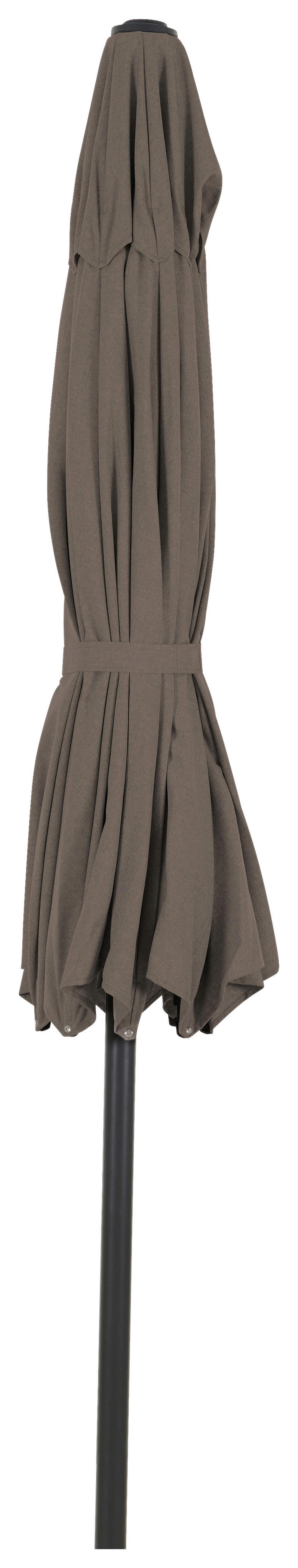 SONNENSCHIRM T60662 - Taupe/Anthrazit, MODERN, Textil/Metall (300/300cm) - Siena Garden