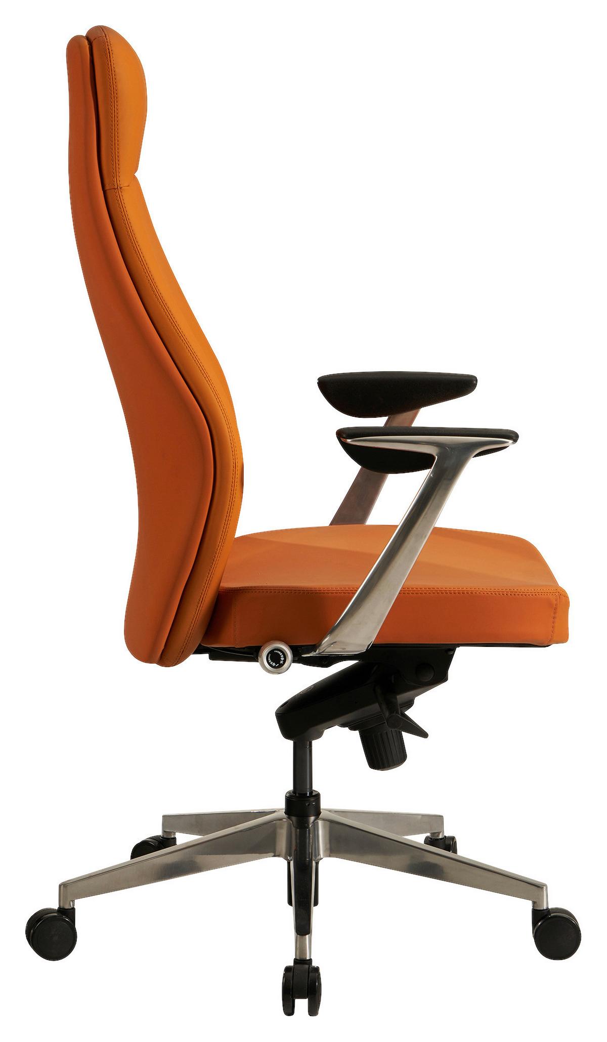 CHEFSESSEL SPM1.449 - Silberfarben/Braun, Design, Kunststoff/Textil (74/125/74cm) - MID.YOU