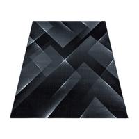 Webteppich Costa Schwarz ca. 80x150cm - Schwarz, Design, Textil (80/150cm)