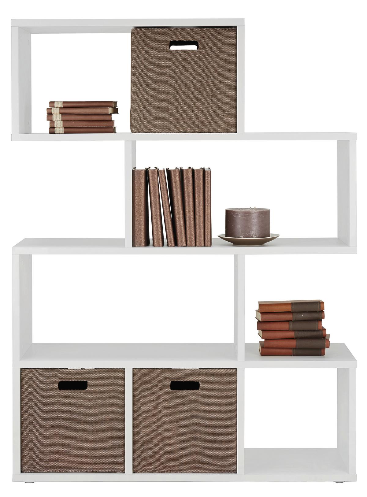 Raumteiler in Weiss - Weiss, Konventionell, Holzwerkstoff/Kunststoff (110/148/33cm) - Modern Living
