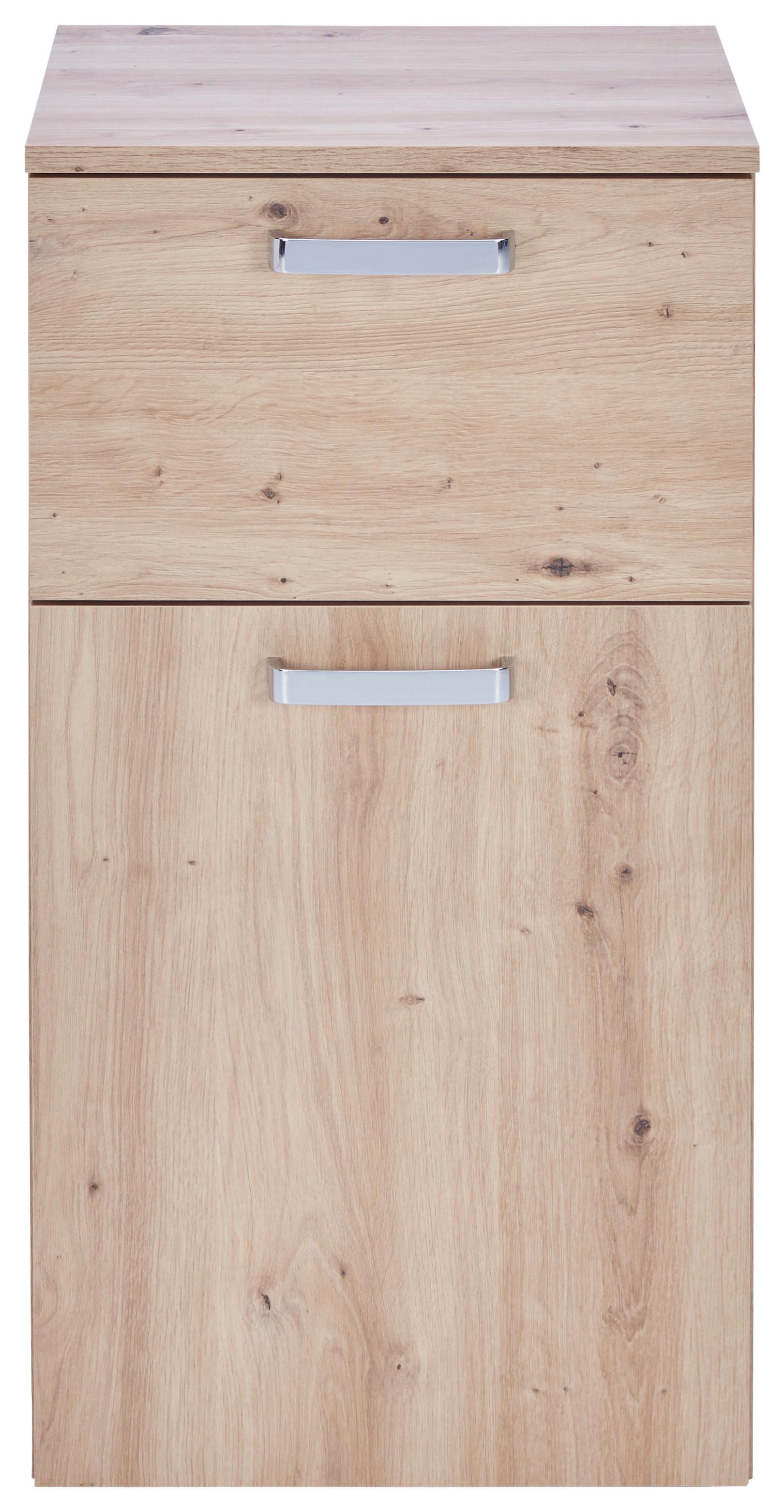 Donji Element Fresh - bijela/hrast Artisan, Konvencionalno, drvni materijal/metal (40/79/38,5cm) - Modern Living