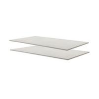 Einlegebodenset Lago in Grau - Grau, Holzwerkstoff (99/55,4/1,8cm) - Mömax