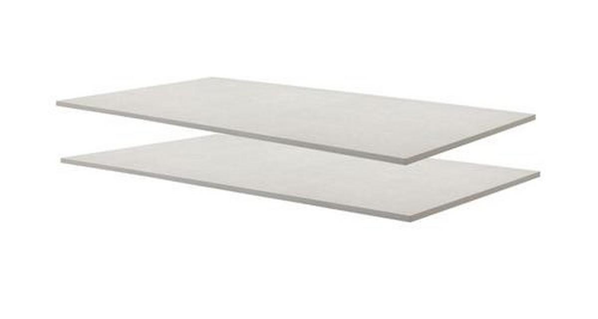 Einlegebodenset Lago in Grau - Grau, Holzwerkstoff (99/55,4/1,8cm) - Mömax