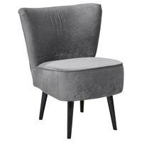 FOTEL LORD -PV- -TREND- - czarny/szary, Trend, materiał drewnopochodny/tkanina (65/89/70cm) - MID.YOU