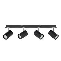 LAMPA REFLEKTOROWA ROCKET - czarny, Basics, metal (55/7,5/12cm) - Novel