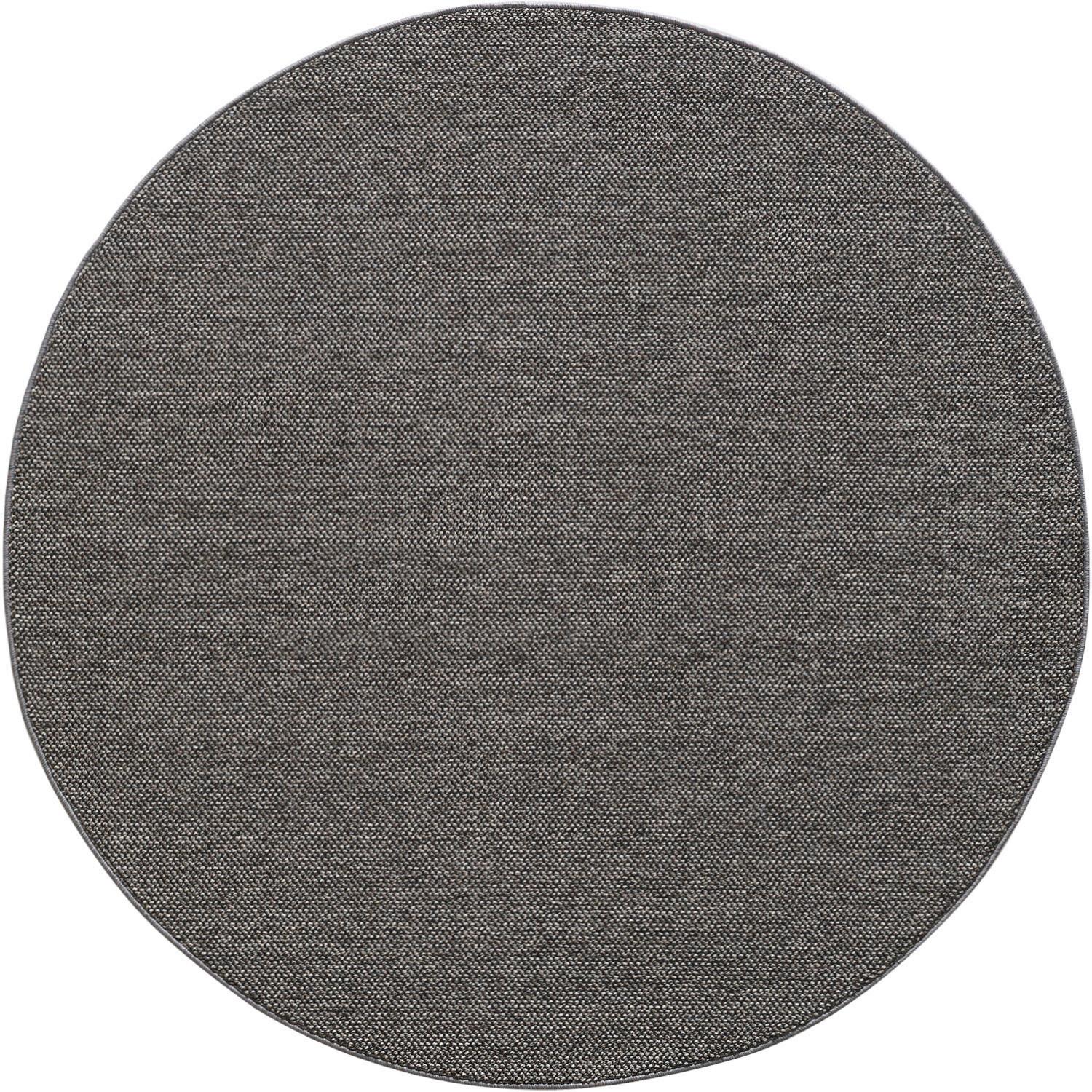 Webteppich Loom Grau Ø ca. 200cm - Grau, Basics, Textil (200cm) - Novel