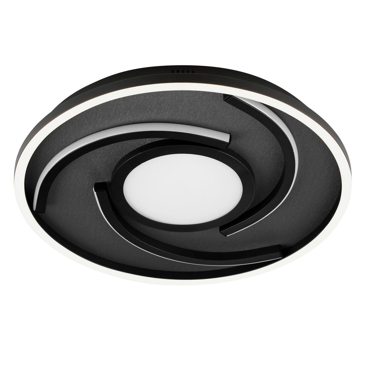 LAMPA SUFITOWA LED G81197/76 HARDY - czarny, Design, tworzywo sztuczne/metal (35/4,8cm) - Brilliant