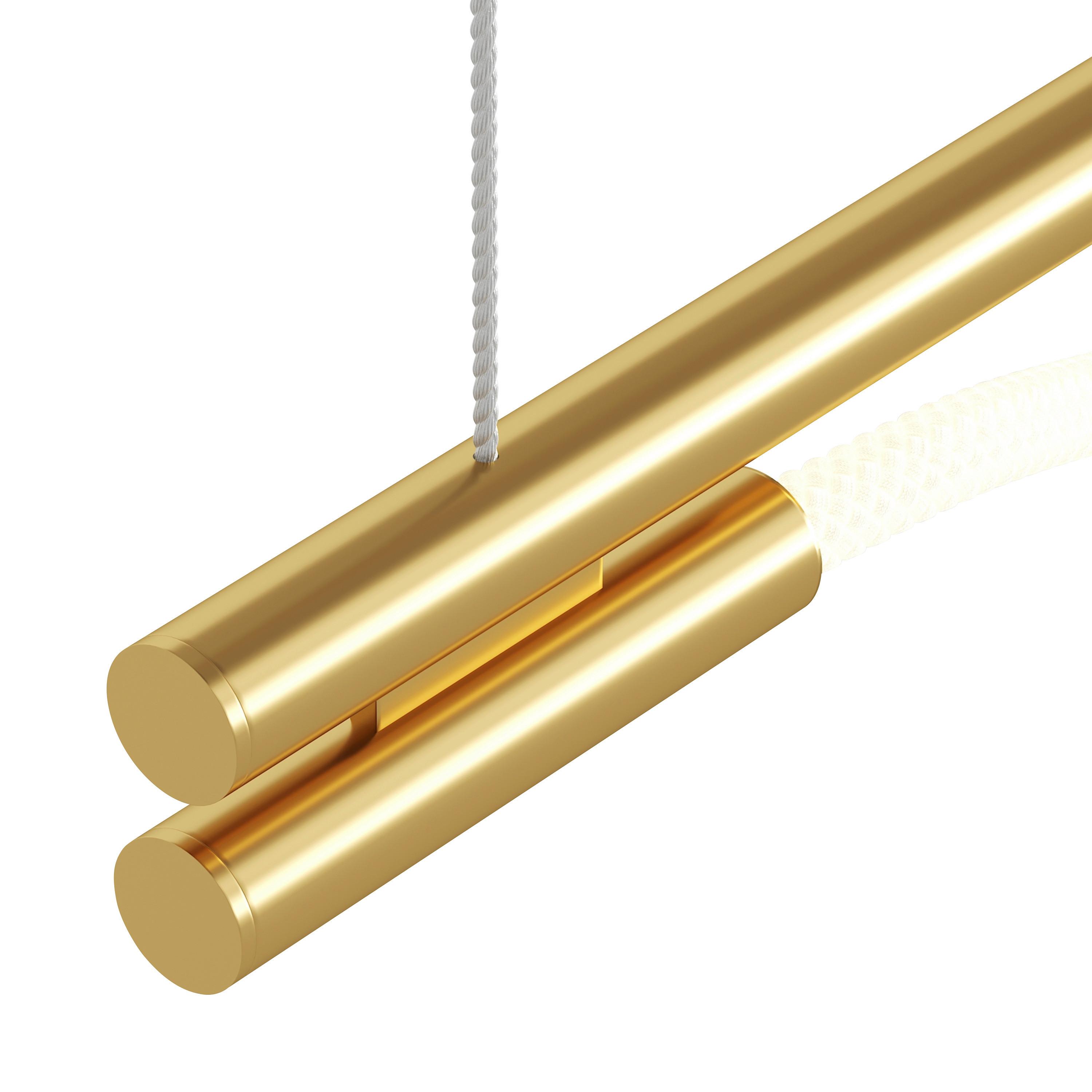 Pendelleuchte Tau Goldfarben max. 21 Watt - Goldfarben, Basics, Kunststoff/Metall (18/150/180cm) - MAYTONI