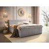 Box Krevet Sontje - svijetlo siva/crna, Konvencionalno, tekstil/plastika (160/200cm) - Modern Living