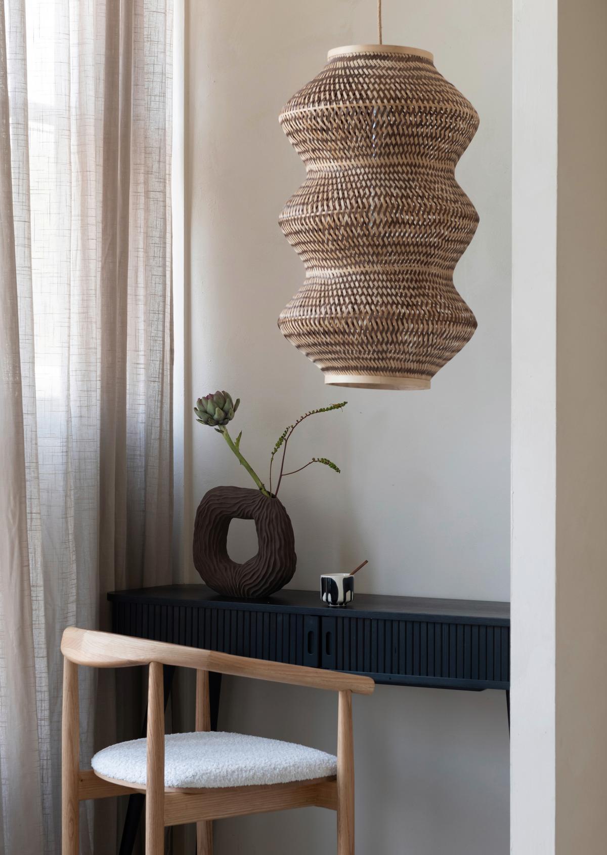 Viseča Svetilka Barbados, Bambus - naravne barve/rjava, Basics, naravni materiali (40/67cm) - Good & Mojo