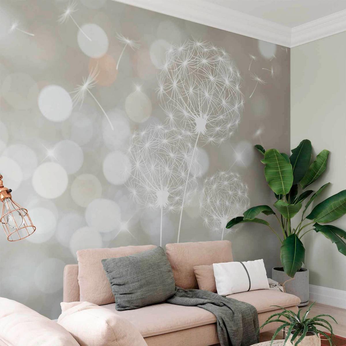 Fototapeta The Ballad Of Beauty, 250x175cm - bela/bež, Trendi, tekstil (250/175cm) - artgeist