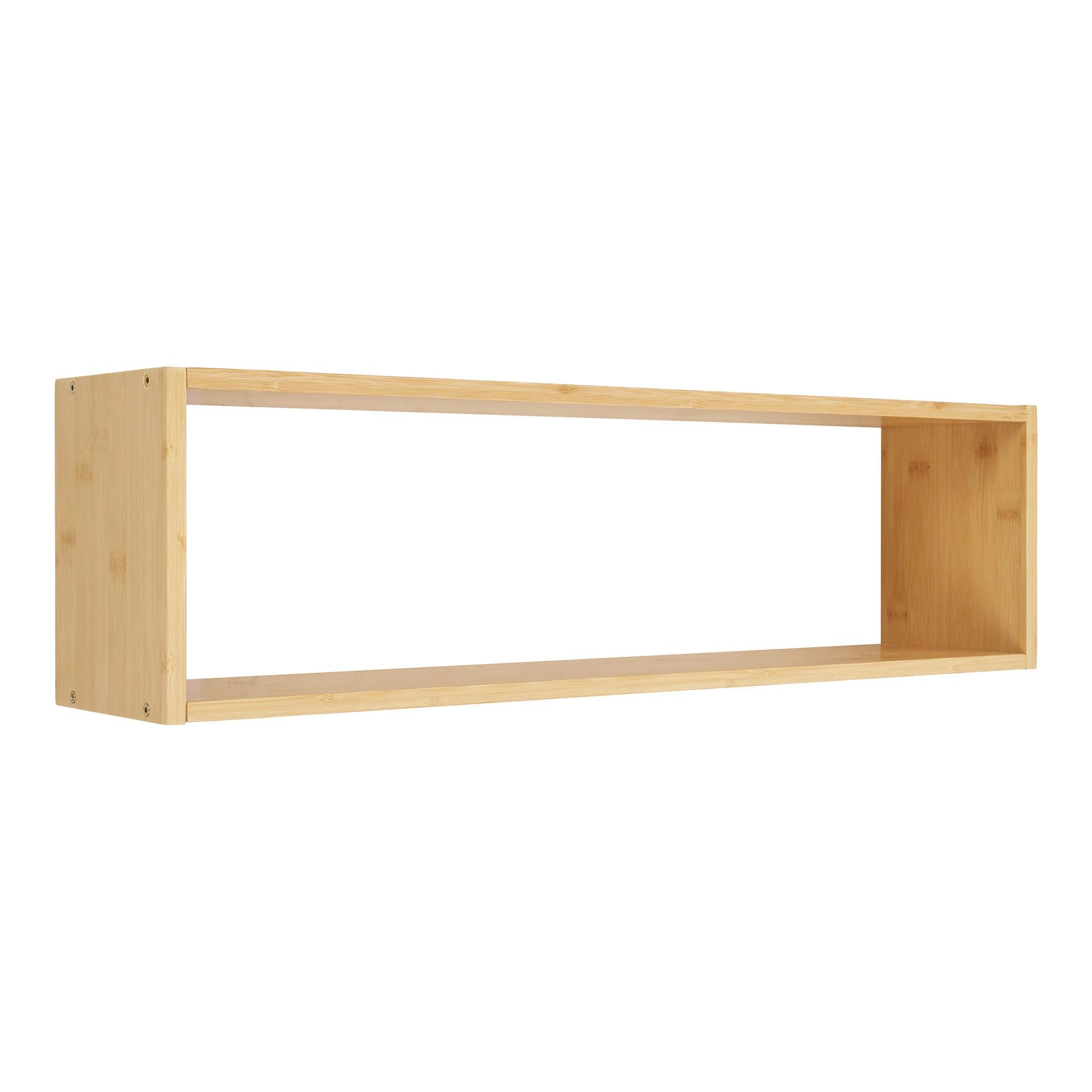 Wandregal Ember Echtholz - Naturfarben, Basics, Holz (70/19,5/15cm) - MID.YOU