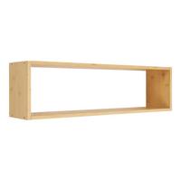 Wandregal Ember Echtholz - Naturfarben, Basics, Holz (70/19,5/15cm) - MID.YOU