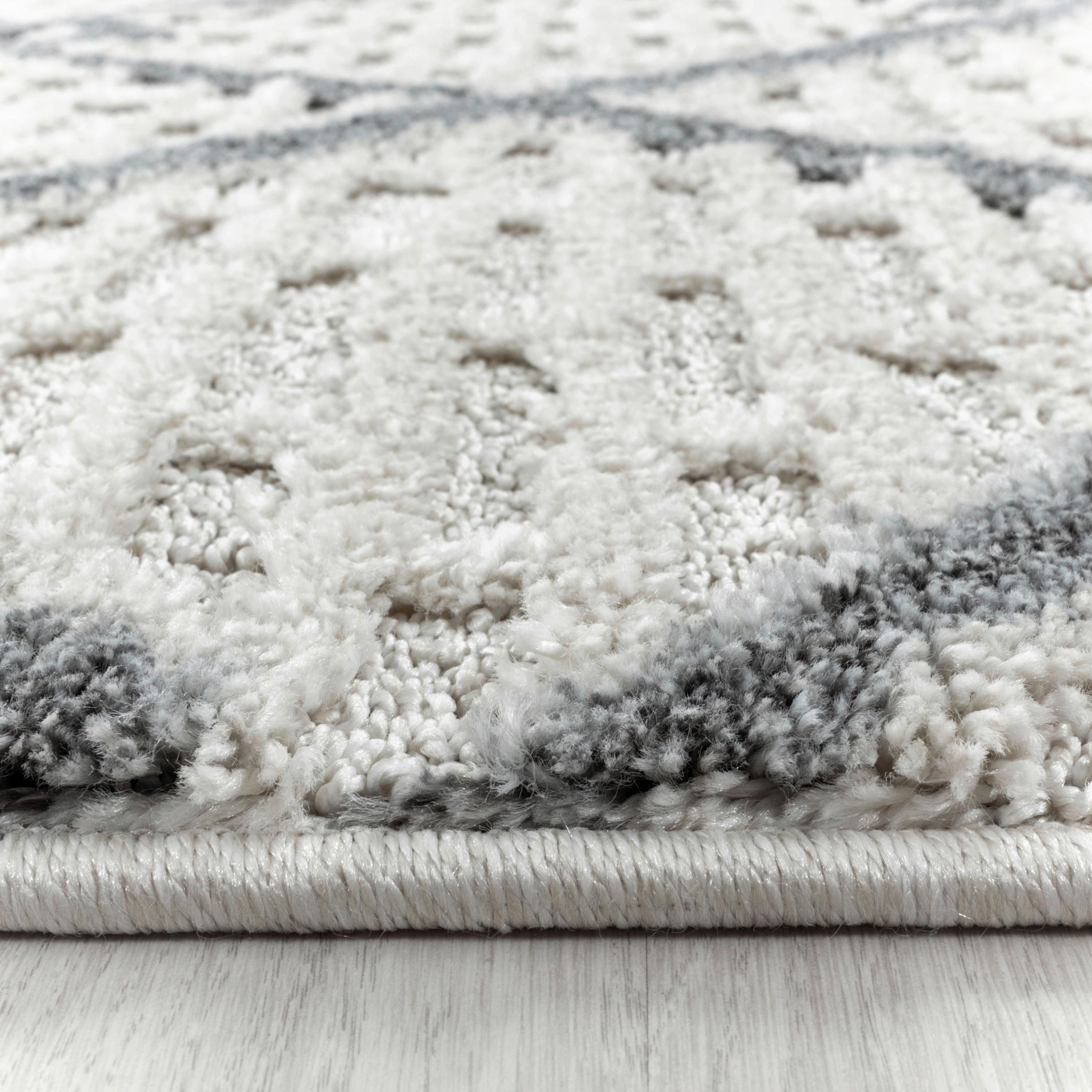 Webteppich Pisa Creme ca. 200x200cm - Creme, KONVENTIONELL, Textil (200/200cm)