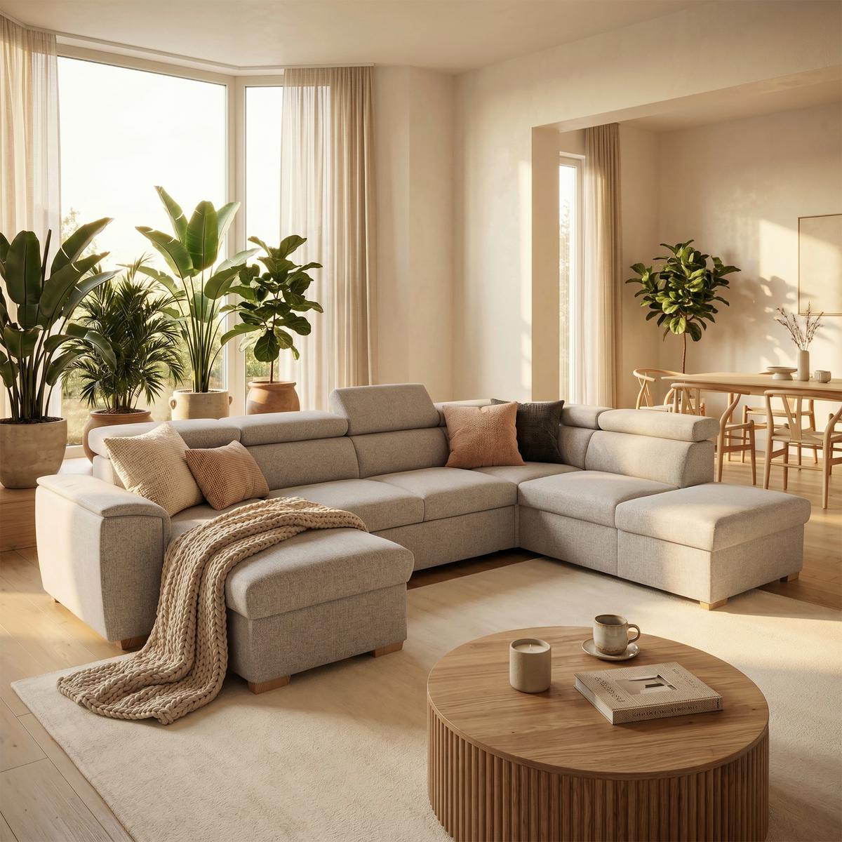 Kutna Garnitura Sanford - Moderno (326/94/216cm) - Modern Living