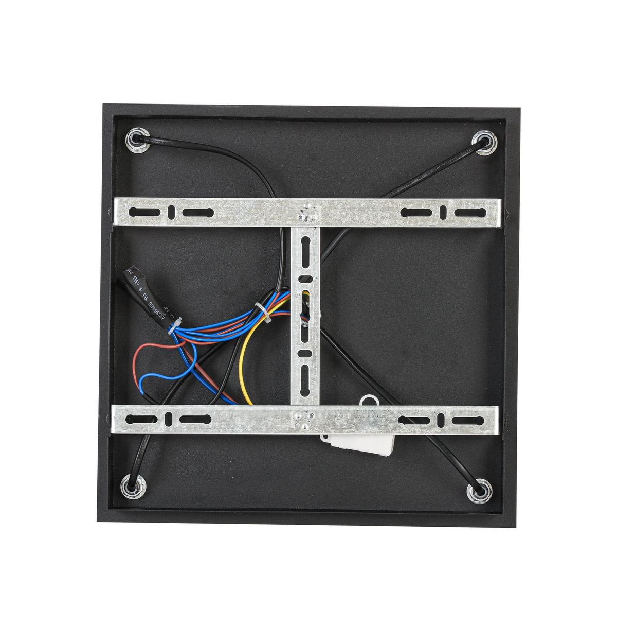 LAMPA SUFITOWA ELIA *SBN* - czarny, Design, metal/szkło (36/36/40cm) - Novel