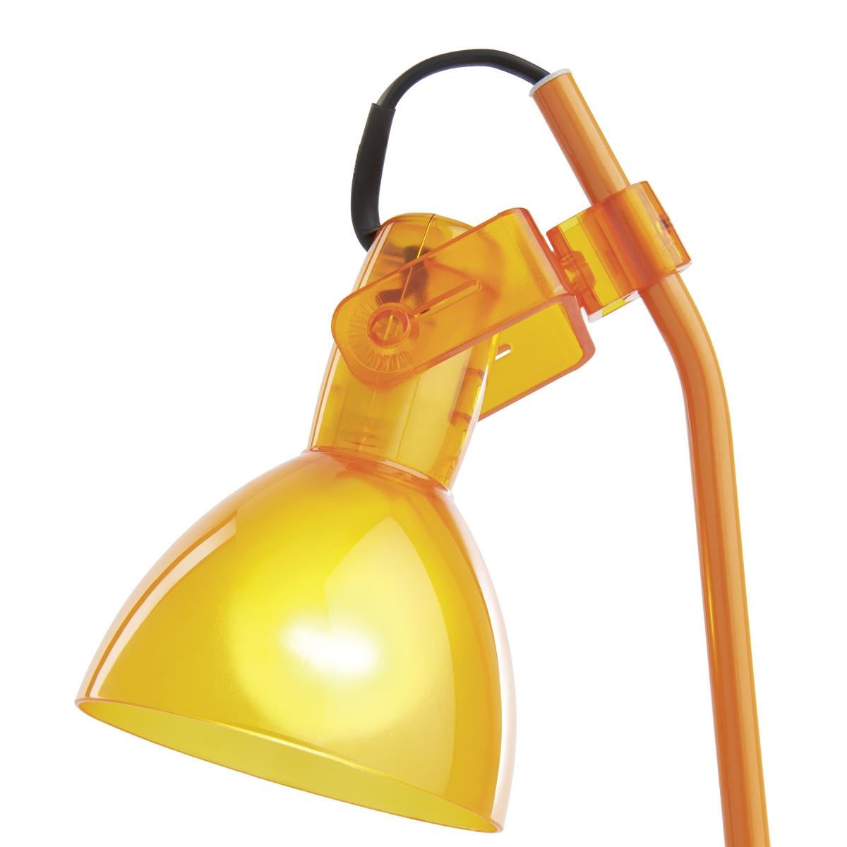 LAMPA STOŁOWA ASTON - pomarańczowy, Modern, tworzywo sztuczne/metal (13,5/19/33cm) - Bessagi Home