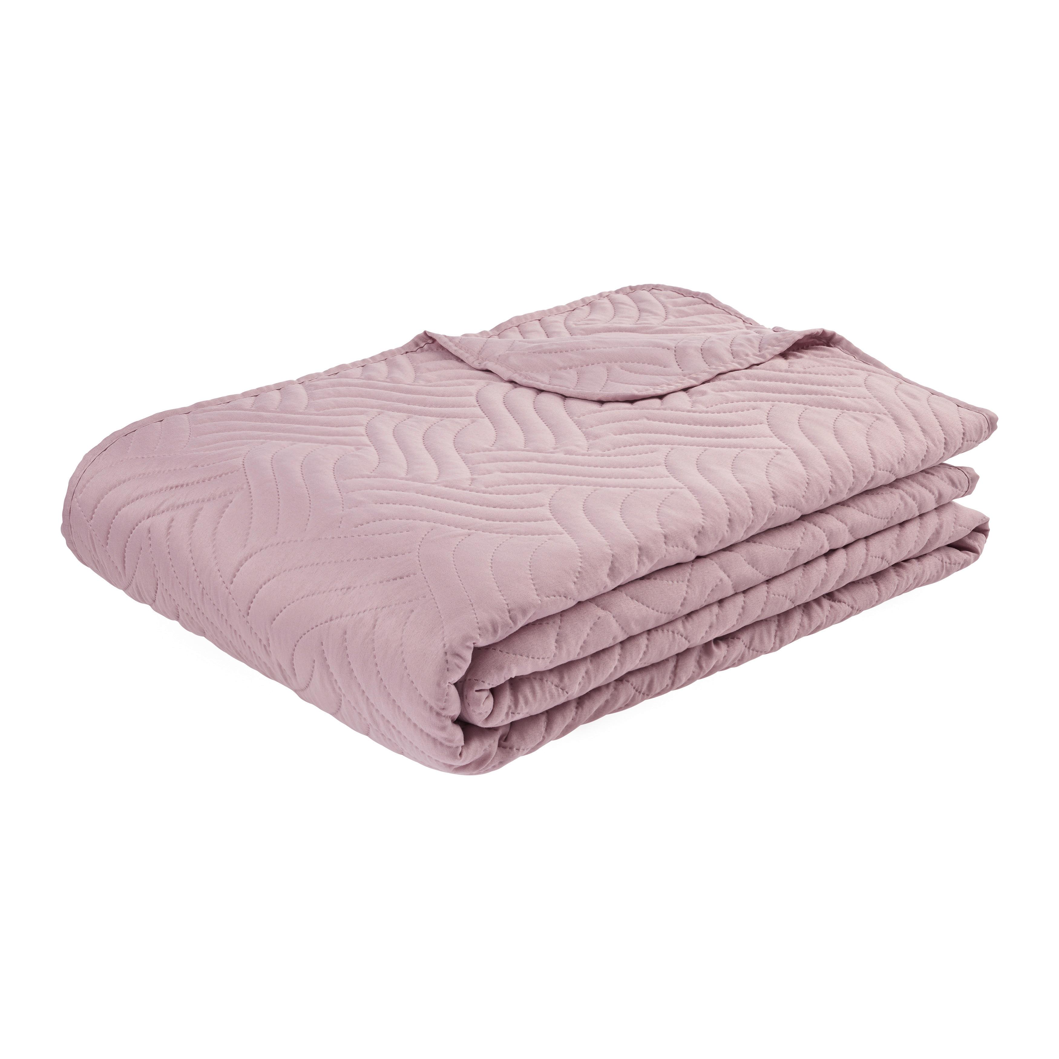 Ágytakaró Benno 160/200 - rózsaszín, textil (160/220cm) - Mömax