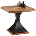 Couchtisch Schwarz/Akaziefarben - Schwarz/Akaziefarben, LIFESTYLE, Holz/Metall (55/50/55cm) - Premium Living