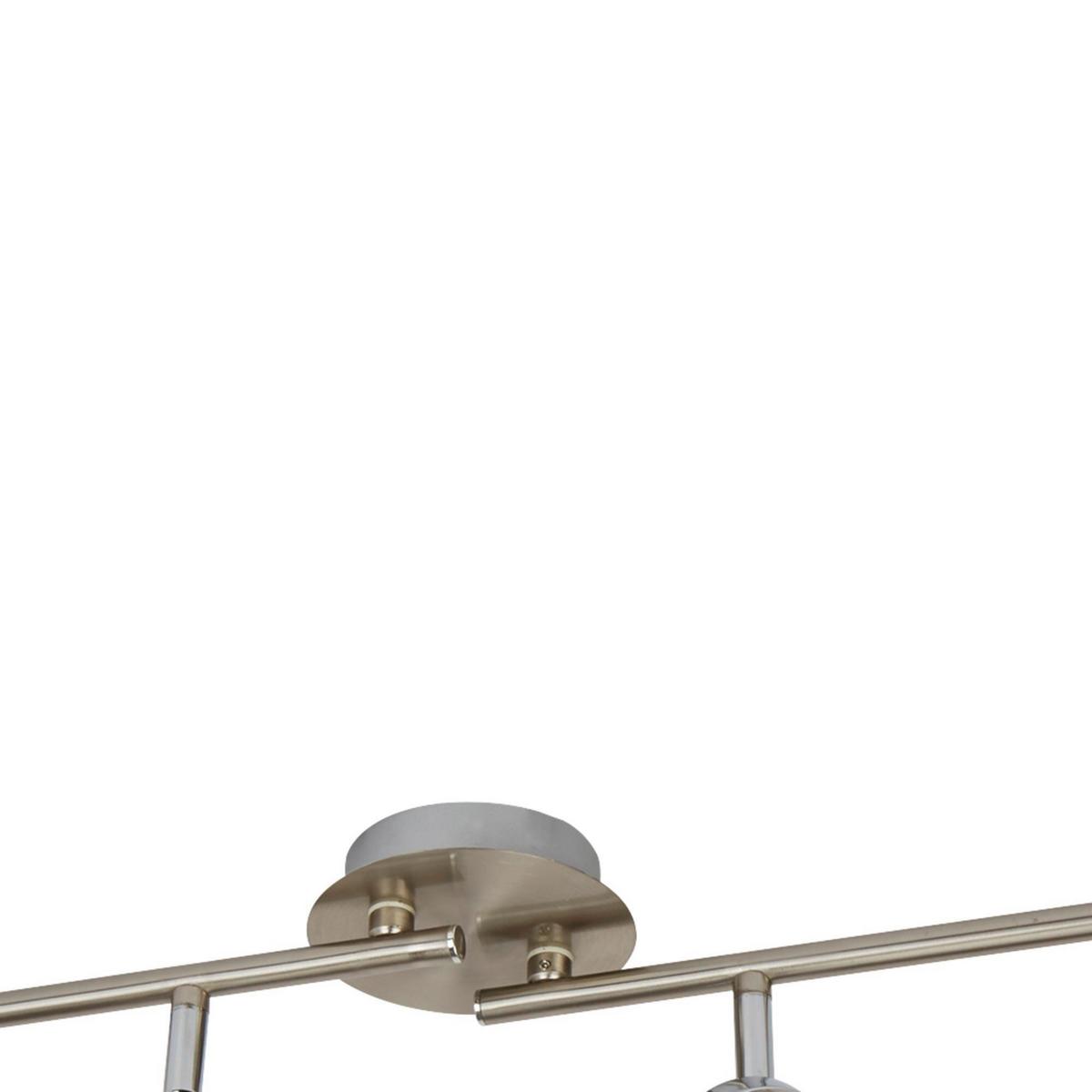 Mennyezeti Lámpa 4lt 6604ss - Design, műanyag/üveg (79/19.5/13cm)