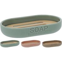 Szappantartó Terence - pink/barna, műanyag