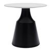 SOFFBORD NOAH - vit/svart, Modern, metall/keramik (70/50/70/50/43/48cm) - Mömax