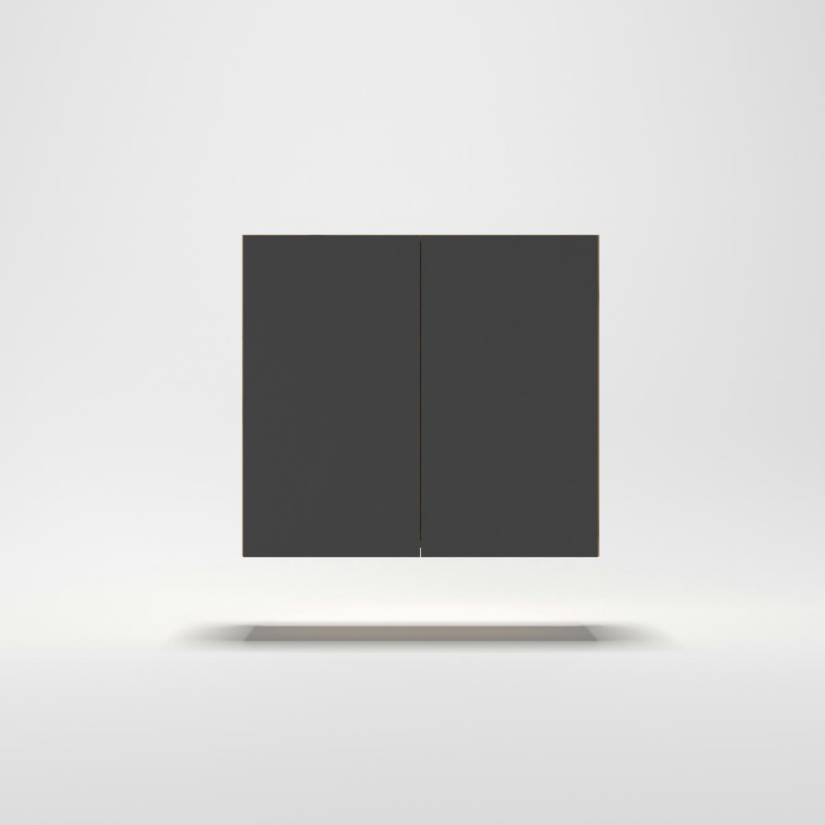 Konyhai Faliszekrény Toscana - Artisan tölgy/szürke, Modern, faalapú anyag (80/72/33cm)