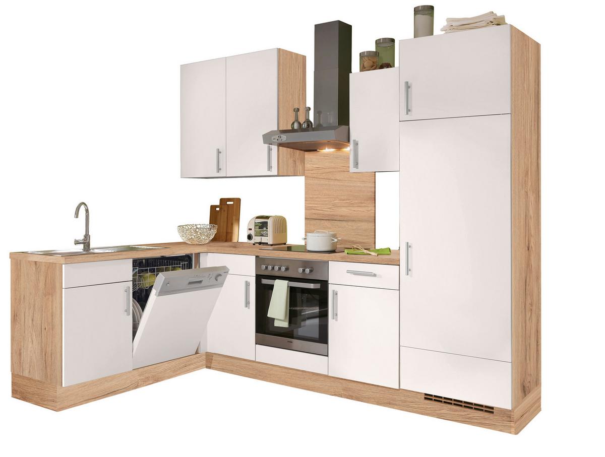 Kuhinjski Blok Santiago - barve hrasta/bela, Trendi, leseni material (175/275cm) - Vertico