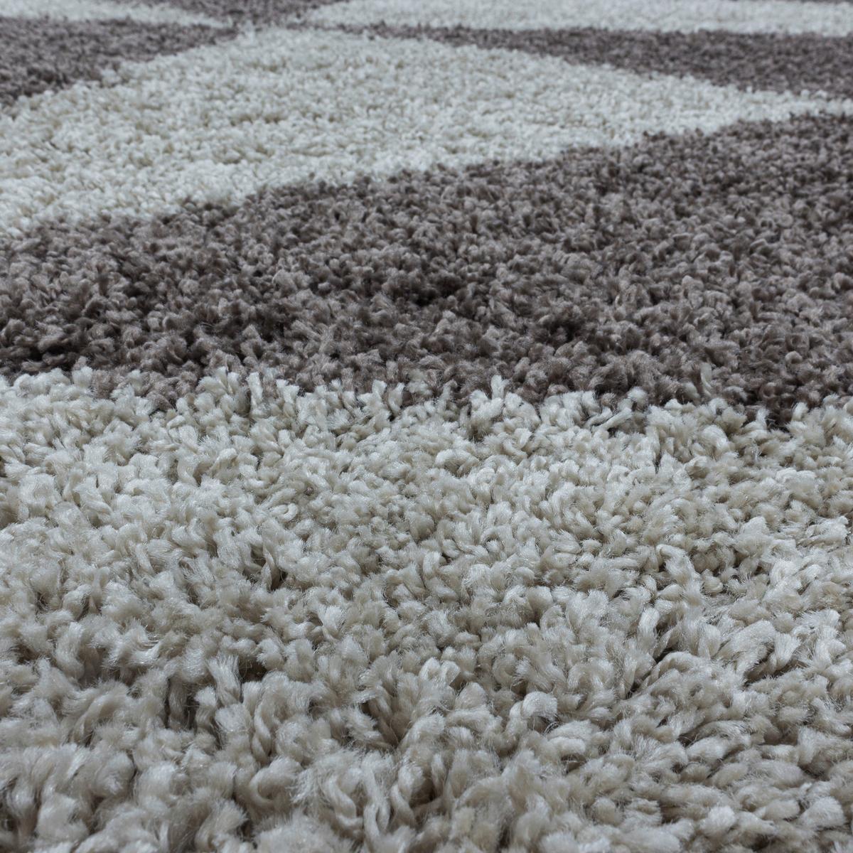 Hochflorteppich Tango Taupe ca. 140x200cm - Taupe, Design, Textil (140/200cm)