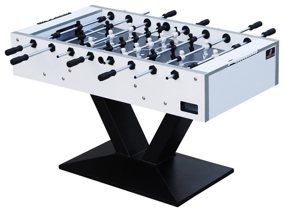 Tischfußball Worldcup Premium Pro - Schwarz/Weiß, KONVENTIONELL, Holz/Metall (76/90/144cm) - Ambia Garden