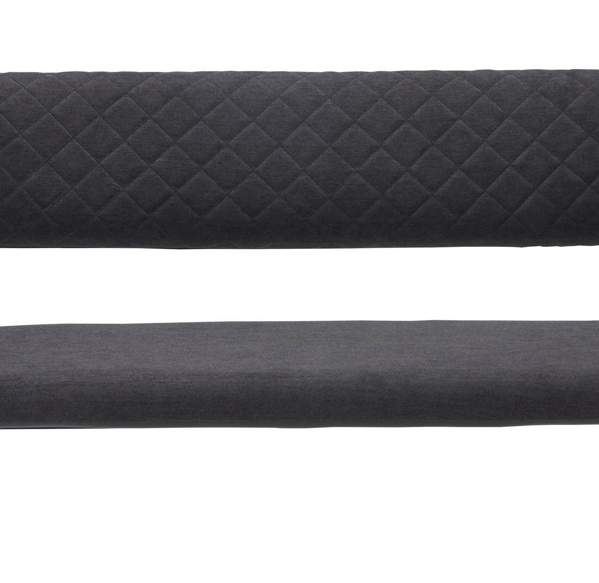 Jedilniška Klop Porto, Antracit, 140 Cm - črna/antracit, Moderno, kovina/tekstil (140l) - MID.YOU