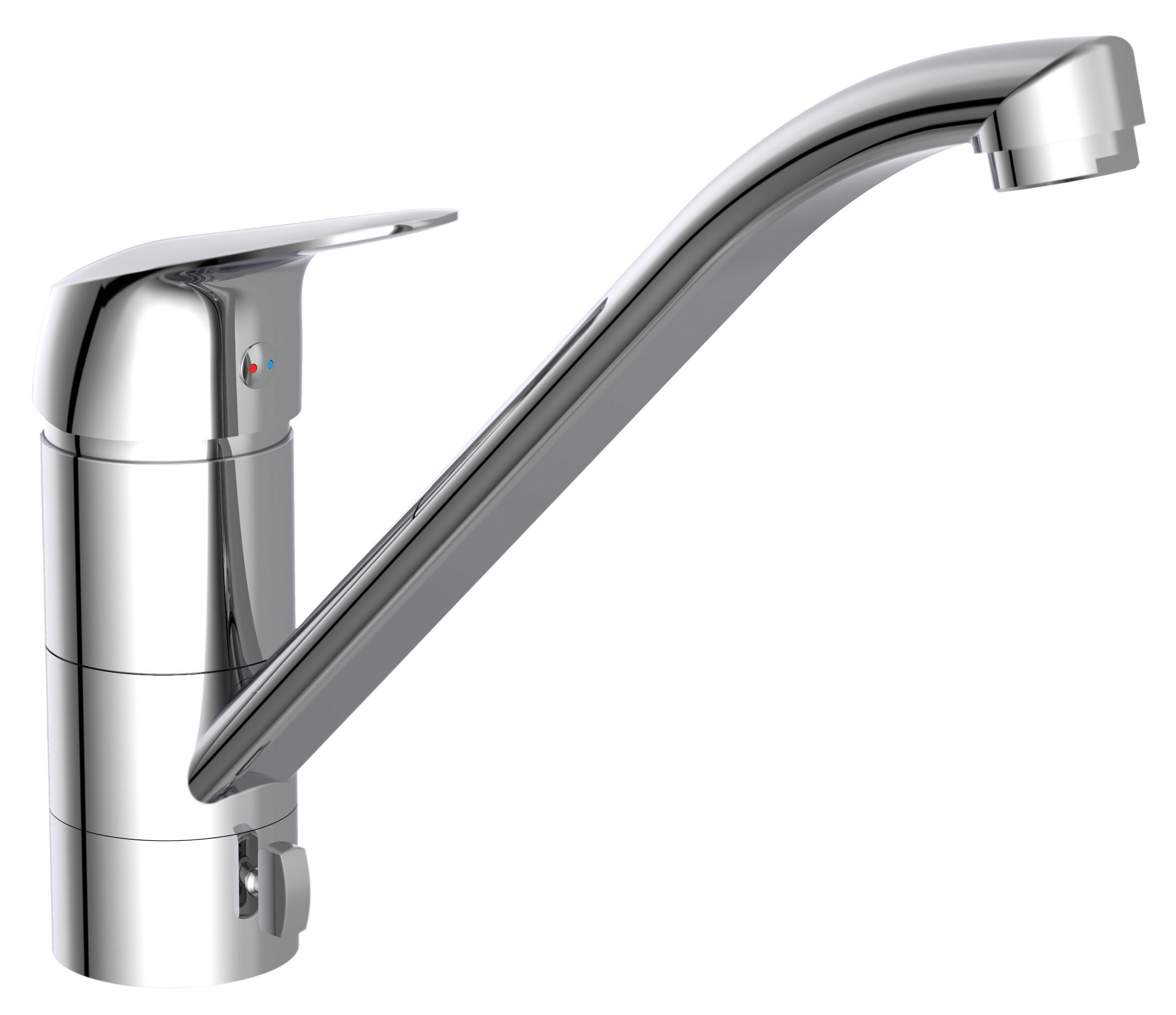 KÜCHENARMATUR LUCA - Chromfarben, Trend, Metall (21cm) - Schütte