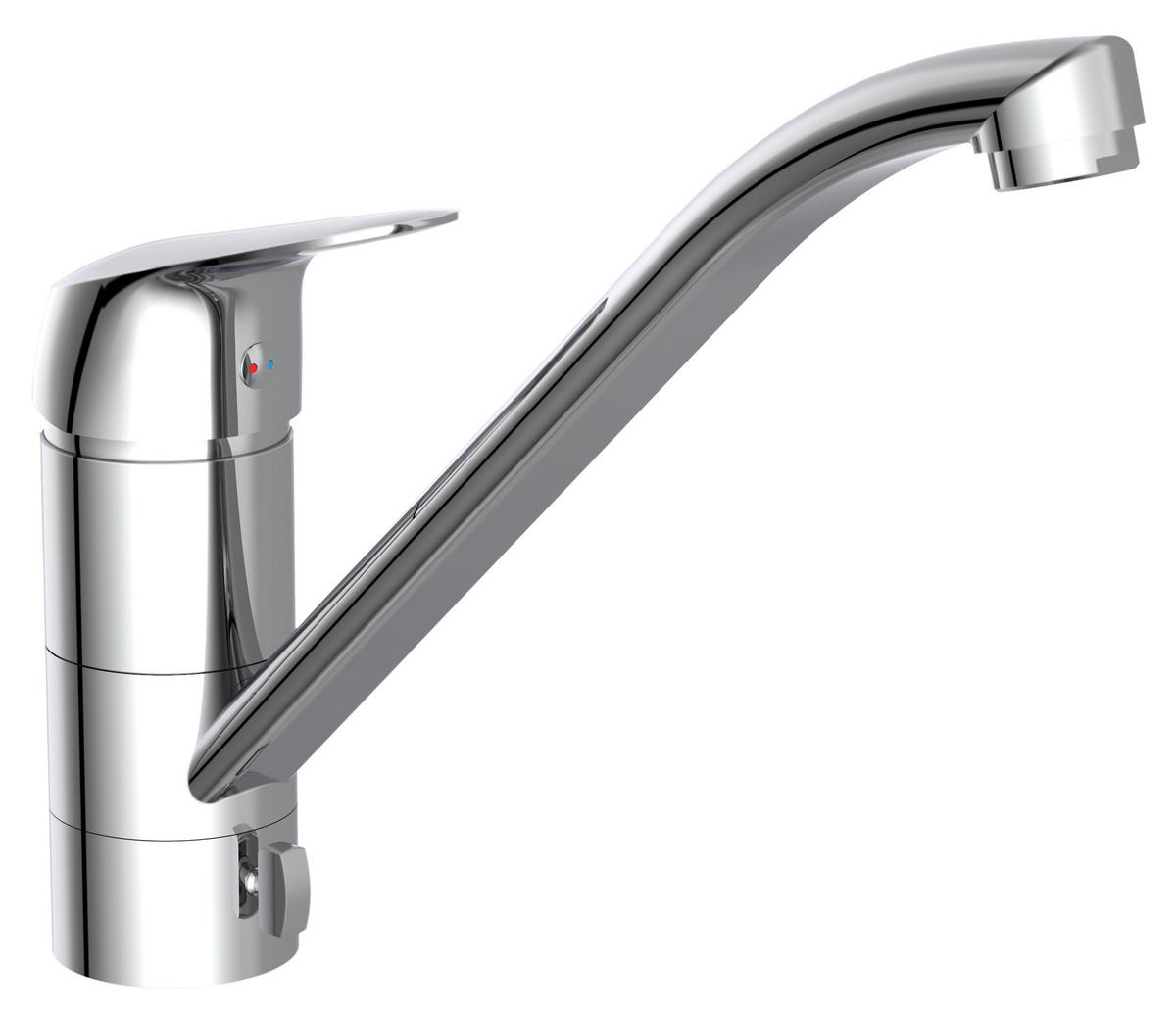 KÜCHENARMATUR LUCA - Chromfarben, Trend, Metall (21cm) - Schütte