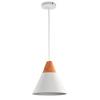 LAMPE À PENDENTIF BICONES - Weiss, Trend, Holz/Metall (22/13.7cm) - MAYTONI