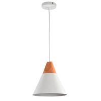 LAMPE À PENDENTIF BICONES - Weiss, Trend, Holz/Metall (22/13.7cm) - MAYTONI