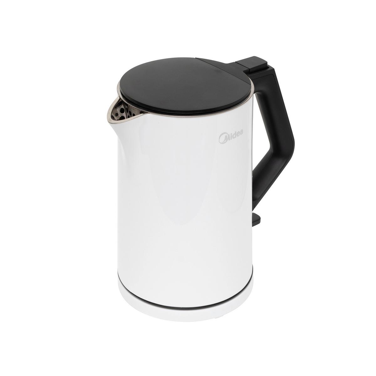 Vízforraló Mk-15h01a Midea - fehér, Trend, műanyag/fém (23/20/24cm) - Midea