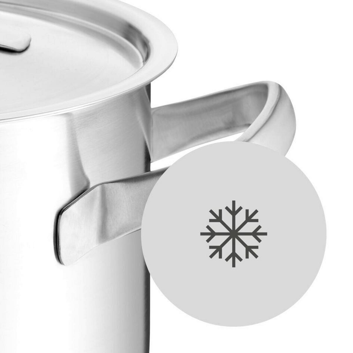 ZESTAW GARNKÓW GOURMET PLUS WMF - kolor stalowy, Basics, metal (50,6/29,4/23,7cm) - WMF