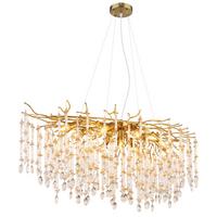 Hängeleuchte 64142h2 Gloria - Klar/Transparent, Konventionell, Glas/Kunststoff (120/50/120cm) - Globo